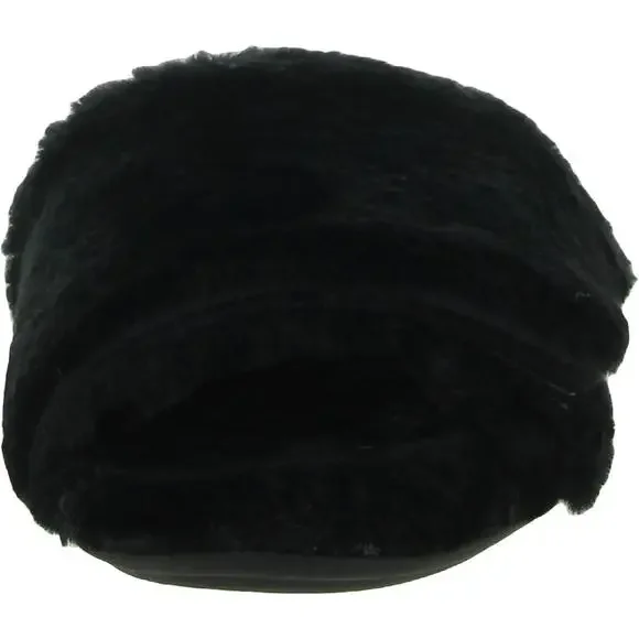 Vionic Womens Dream Black Cozy Flats Slip On Slide Slippers Shoes Used - Picture 4 of 5